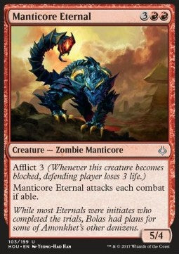 Manticore Eternal⁣ - Hour of Devastation⁣ (Uncommon)⁣ [103]