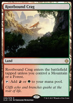 Rootbound Crag⁣ - Ixalan⁣ (Rare)⁣ [256]