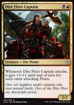Dire Fleet Captain⁣ - Ixalan⁣ (Uncommon)⁣ [221]