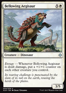 Bellowing Aegisaur⁣ - Ixalan⁣ (Uncommon)⁣ [4]