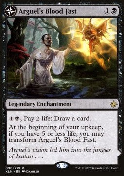Arguel's Blood Fast / Temple of Aclazotz⁣ - Ixalan⁣ (Rare)⁣ [90]