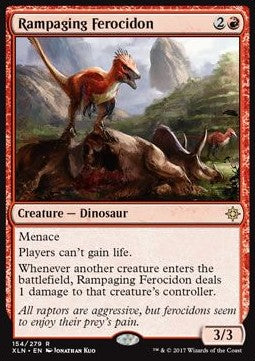 Rampaging Ferocidon⁣ - Ixalan⁣ (Rare)⁣ [154]