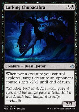 Lurking Chupacabra⁣ - Ixalan⁣ (Uncommon)⁣ [111]