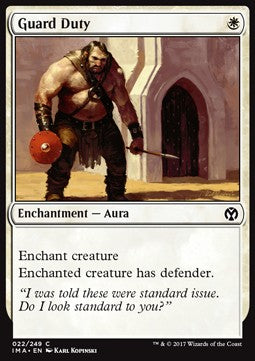Guard Duty⁣ - Iconic Masters⁣ (Common)⁣ [22]