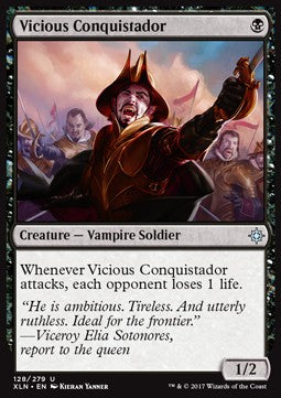 Vicious Conquistador⁣ - Ixalan⁣ (Uncommon)⁣ [128]