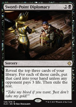 Sword-Point Diplomacy⁣ - Ixalan⁣ (Rare)⁣ [126]