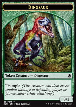Dinosaur Token (Green 3/3 Trample) - Ixalan (Token) [XLN-T05]