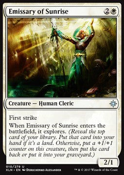 Emissary of Sunrise⁣ - Ixalan⁣ (Uncommon)⁣ [10]