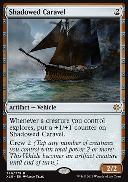Shadowed Caravel⁣ - Ixalan⁣ (Rare)⁣ [246]