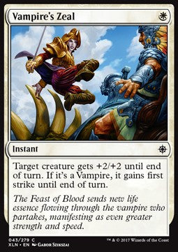 Vampire's Zeal⁣ - Ixalan⁣ (Common)⁣ [43]