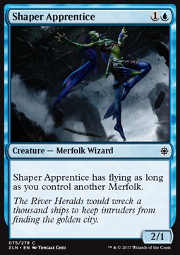Shaper Apprentice⁣ - Ixalan⁣ (Common)⁣ [75]