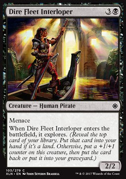 Dire Fleet Interloper⁣ - Ixalan⁣ (Common)⁣ [103]
