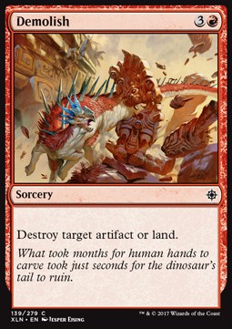 Demolish⁣ - Ixalan⁣ (Common)⁣ [139]