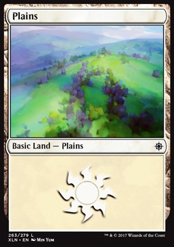 Plains (V.4)⁣ - Ixalan⁣ (Land)⁣ [263]