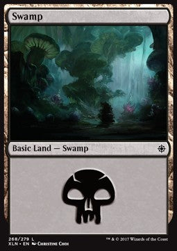 Swamp (V.1)⁣ - Ixalan⁣ (Land)⁣ [268]