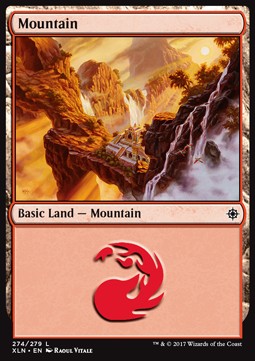 Mountain (V.3)⁣ - Ixalan⁣ (Land)⁣ [274]