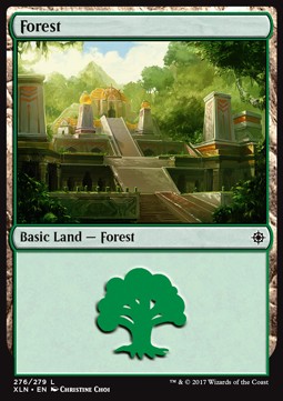 Forest (V.1)⁣ - Ixalan⁣ (Land)⁣ [276]