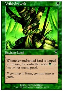 Wild Growth⁣ - Seventh Edition⁣ (Common)⁣ [282]