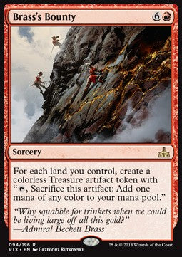 Brass's Bounty⁣ - Rivals of Ixalan⁣ (Rare)⁣ [94]