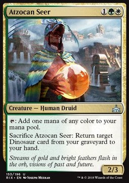 Atzocan Seer⁣ - Rivals of Ixalan⁣ (Uncommon)⁣ [153]
