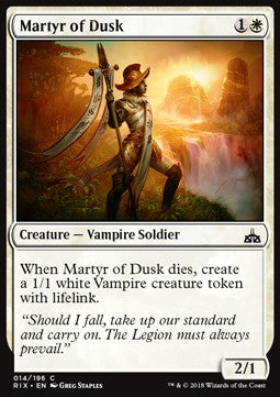 Martyr of Dusk⁣ - Rivals of Ixalan⁣ (Common)⁣ [14]