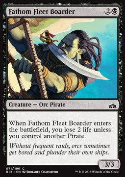Fathom Fleet Boarder⁣ - Rivals of Ixalan⁣ (Common)⁣ [71]