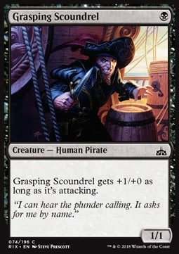 Grasping Scoundrel⁣ - Rivals of Ixalan⁣ (Common)⁣ [74]