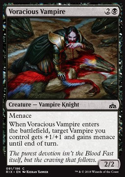 Voracious Vampire⁣ - Rivals of Ixalan⁣ (Common)⁣ [91]