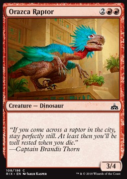 Orazca Raptor⁣ - Rivals of Ixalan⁣ (Common)⁣ [108]