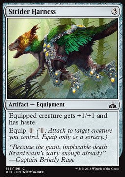 Strider Harness⁣ - Rivals of Ixalan⁣ (Common)⁣ [183]