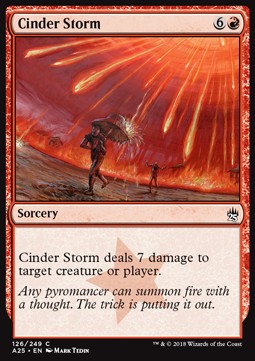 Cinder Storm⁣ - Masters 25⁣ (Common)⁣ [126]