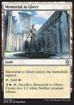 Memorial to Glory⁣ - Dominaria⁣ (Uncommon)⁣ [244]