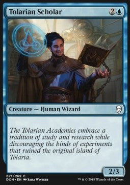 Tolarian Scholar⁣ - Dominaria⁣ (Common)⁣ [71]