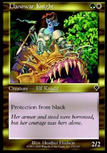 Llanowar Knight⁣ - Invasion⁣ (Common)⁣ [254]