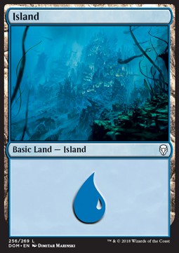 Island (V.3) - Dominaria (Land) [DOM-256]