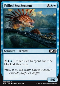 Frilled Sea Serpent⁣ - Core 2019⁣ (Common)⁣ [56]