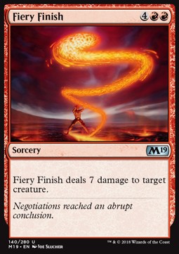 Fiery Finish⁣ - Core 2019⁣ (Uncommon)⁣ [140]