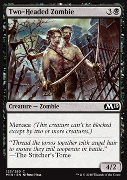 Two-Headed Zombie⁣ - Core 2019⁣ (Common)⁣ [123]