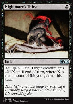 Nightmare's Thirst⁣ - Core 2019⁣ (Uncommon)⁣ [111]