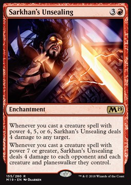 Sarkhan's Unsealing⁣ - Core 2019⁣ (Rare)⁣ [155]