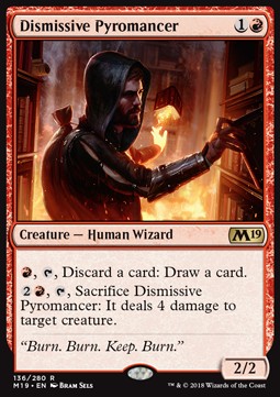Dismissive Pyromancer⁣ - Core 2019⁣ (Rare)⁣ [136]
