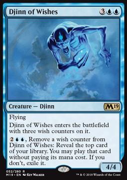 Djinn of Wishes⁣ - Core 2019⁣ (Rare)⁣ [52]