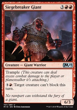 Siegebreaker Giant⁣ - Core 2019⁣ (Uncommon)⁣ [157]