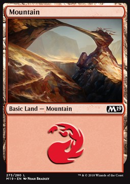 Mountain (V.1)⁣ - Core 2019⁣ (Land)⁣ [273]