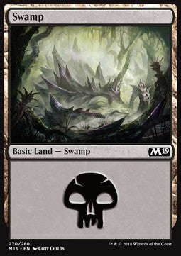 Swamp (V.2)⁣ - Core 2019⁣ (Land)⁣ [270]