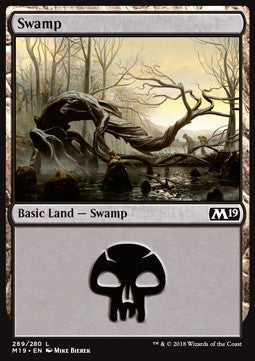 Swamp (V.1)⁣ - Core 2019⁣ (Land)⁣ [269]