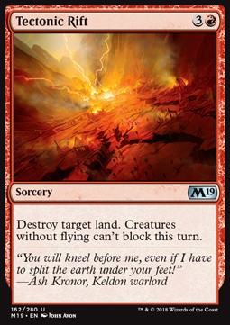 Tectonic Rift⁣ - Core 2019⁣ (Uncommon)⁣ [162]