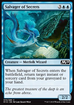Salvager of Secrets⁣ - Core 2019⁣ (Common)⁣ [70]