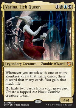 Varina, Lich Queen⁣ - Commander 2018⁣ (Mythic)⁣ [48]