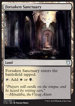 Forsaken Sanctuary⁣ - Commander 2018⁣ (Uncommon)⁣ [247]